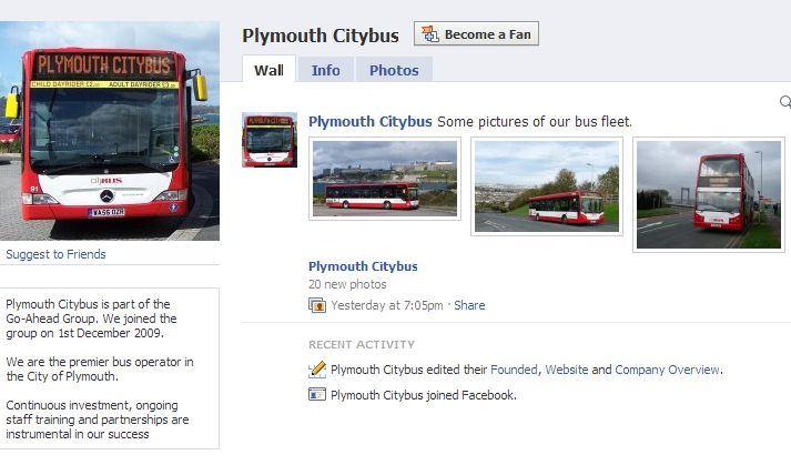 Plymouth Citybus on Facebook