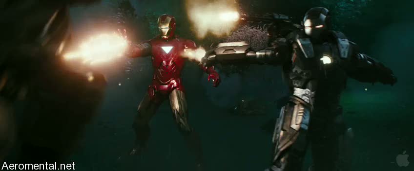Iron Man 2 Trailer 2 War Machine scene