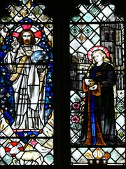 Detail east window - St. Nicholas. Willoughby