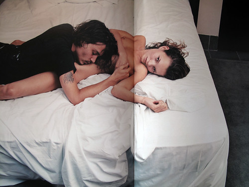 Kate Moss & Johnny Depp by goblin market. Photo from "A Photographer's Life" 