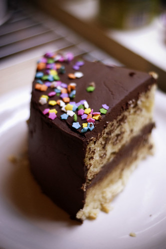 River's birthday cake - slice