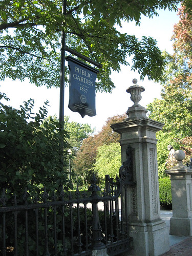 Entrance to the Public Garden.