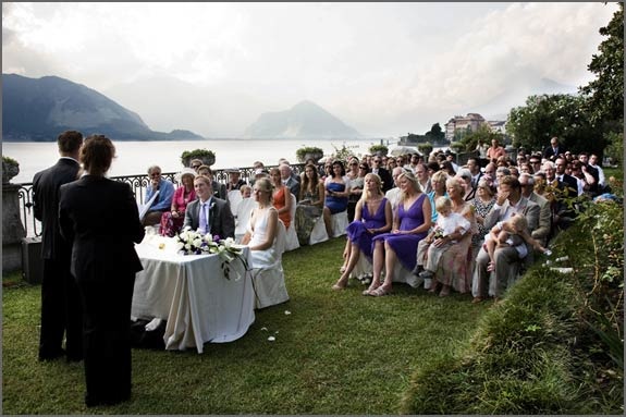 Blessing ceremony at Villa Rusconi Clerici