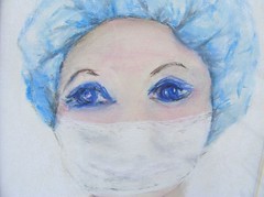 Surgical Nurse - from a Pastel by Carolyn Lopez