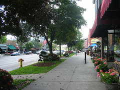 downtown Saratoga Springs, NY (by: Shane Thacker, creative commons license)