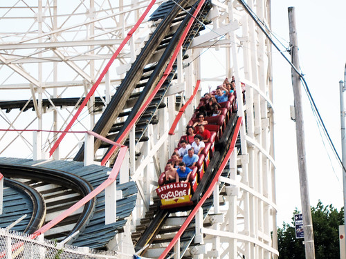 me riding the cyclone @ coney island