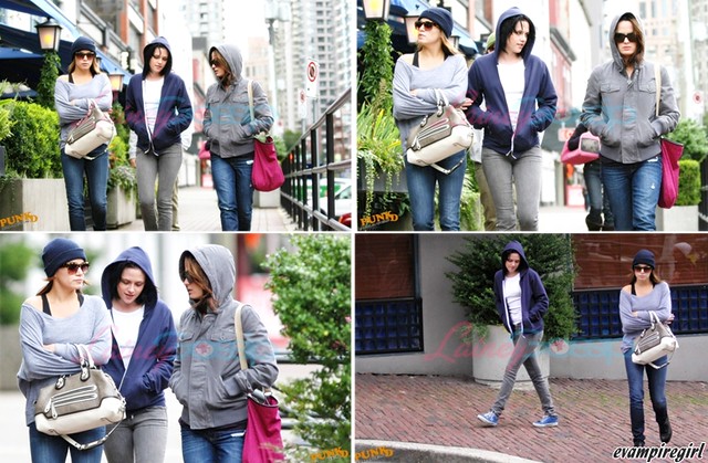 Kristen Stewart in Vancouver with Elizabeth Reaser, Nikki Reed, and Paris Latsis by editha.VAMPIRE GIRL<333