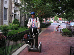 a Segway on a DC sidewalk (by: Nelson Pavlosky, creative commons license)
