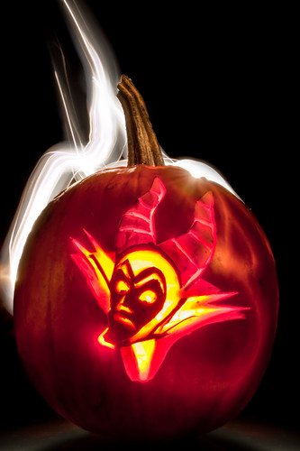 Maleficent's Ghost Pumpkin by Scott Sanders [ssanders79]