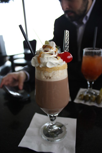 The pros: its a hot chocolate. AND its alcoholic. The cons: Its $13.