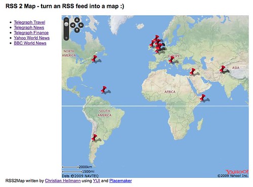 RSS 2 Map example page by  you.