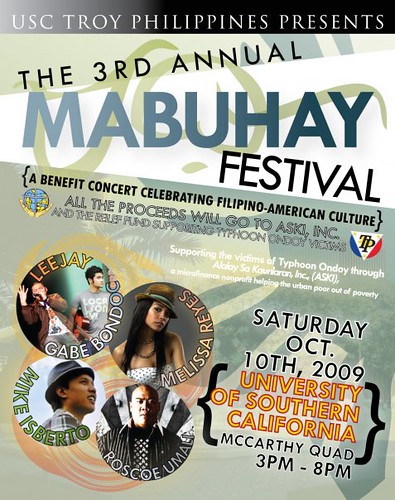 Mabuhay Festival 2009 flyer