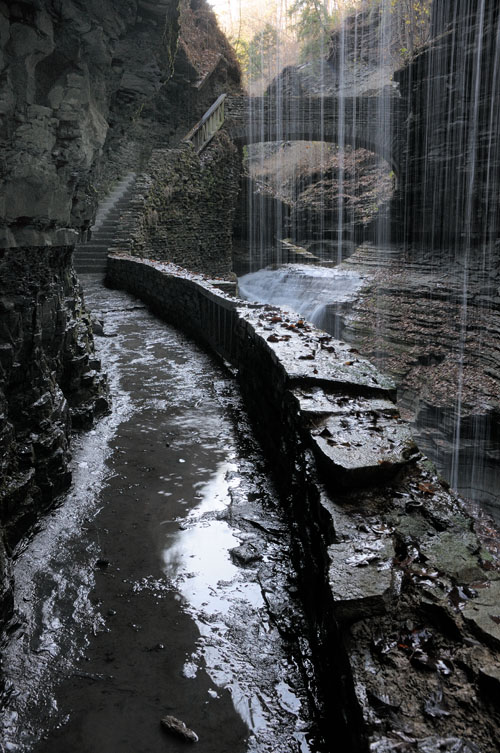 Watkins Glen Veil of Water on the Trail