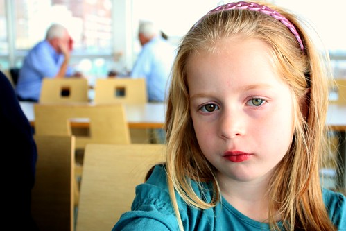 What on earth could make a first-grader so contemplative? Do tell. 