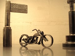 Ironhead Sporty nuts and bolts metal sculpture (7)