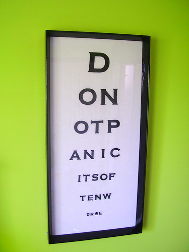 Nlp Eye Chart. eye chart by ric rac