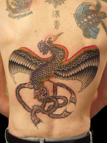 ave fenix tattoo Fenix tattoo Miguel Angel Custom Tattoo Artist 
