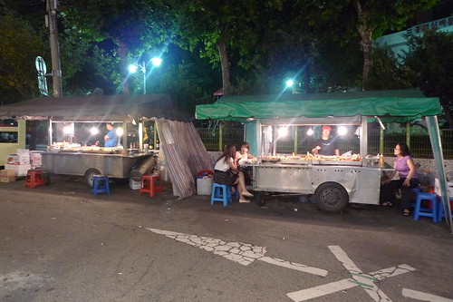 Roadside stalls in Seoul