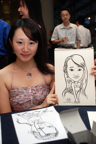 Caricature live sketching for SMC Teachers'Day D&D 2009 - 6