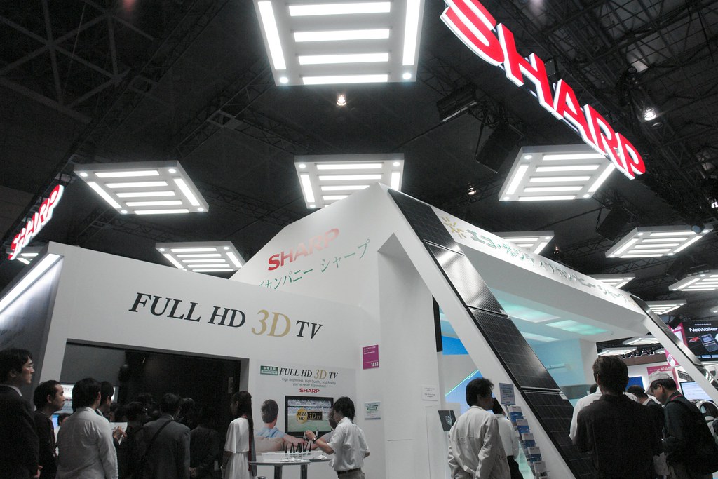 Sharp FullHD 3DTV demobooth