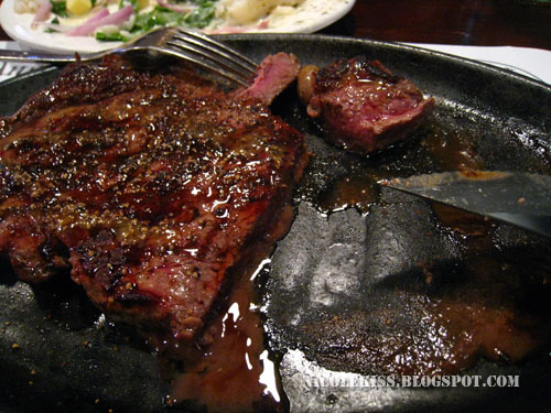 medium rare steak
