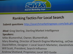 SMX East - Ranking Tactics for Local Search