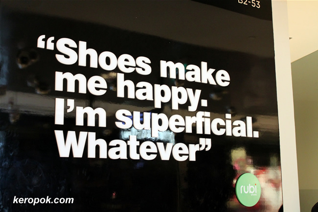 Shoes make me happy. I'm superficial. Whatever