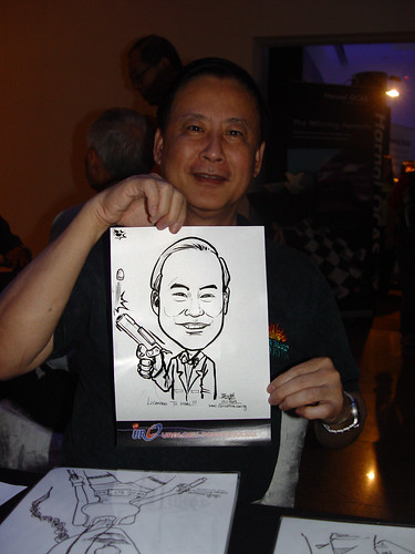 Caricature live sketching for GSK Urology Powerhouse -1