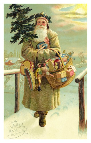 011-Tarjeta de Navidad Austria 1899-Taringa