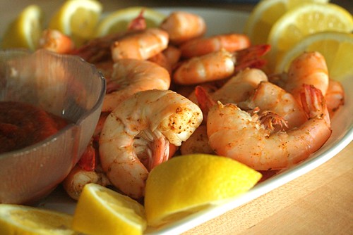 steamed shrimp