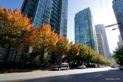 Downtown Vancouver in Autum by you.