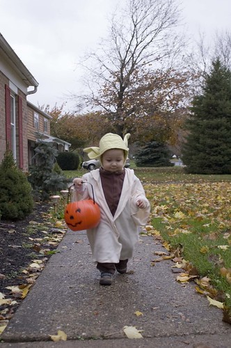 Pumpkin Bucket and Costume, Check!