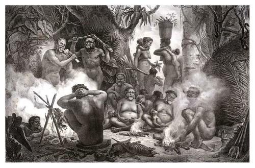 028-Botocudos-Buris-Patachos y Macharis-Voyage pittoresque et historique au Brésil- Jean Baptiste Debret 1834-1839  