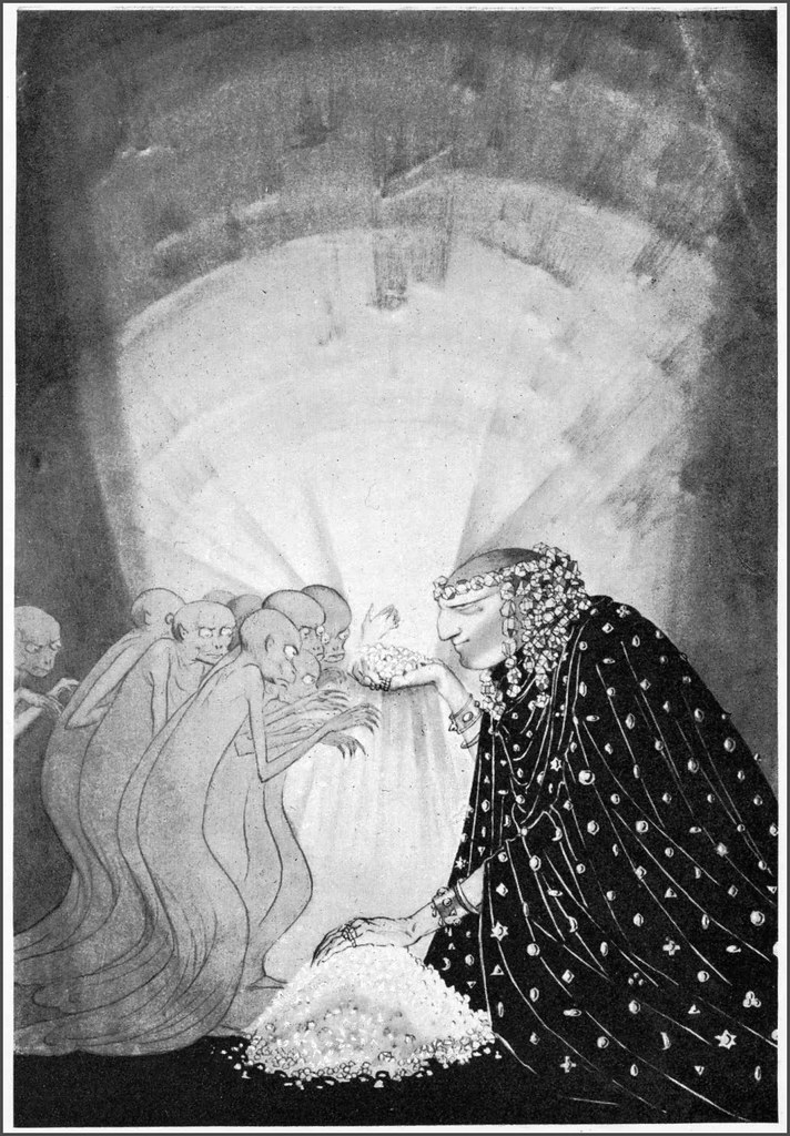 Sidney Sime - "Time And The Gods" Front Piece (1906)