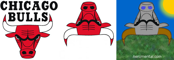 La conspiración del logo de Chicago Bulls y el robot leyendo un libro