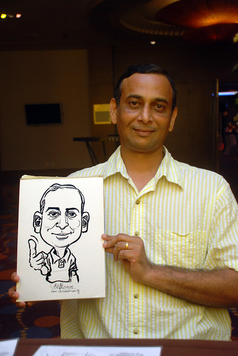 Caricature live sketching for Standard Chartered Bank - 21