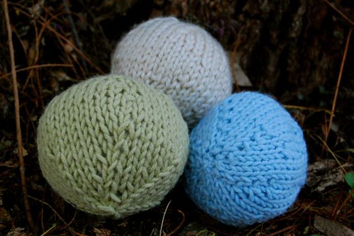 knitted balls