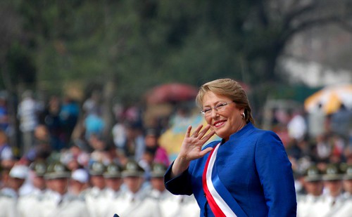 Michelle Bachelet (presidenta de la República de Chile!)
