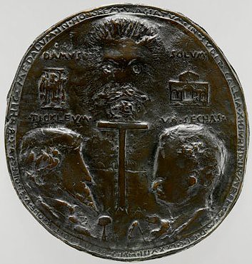 Saint-Gaudens Satirical medal of McKim and White