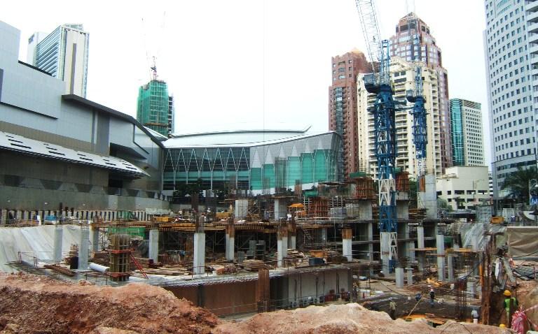 Grand Hyatt Kuala Lumpur under construction