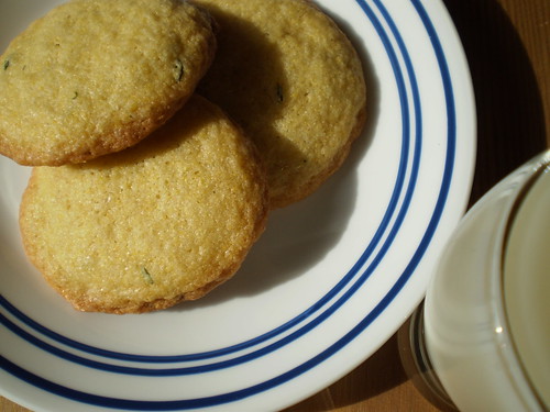 Cornmeal Thyme Cookies