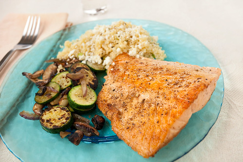 Grilled Middle Eastern Salmon 