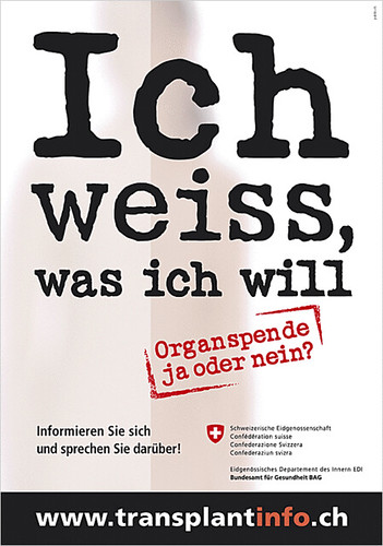 BAG Organspende Info-Kampagne 2009