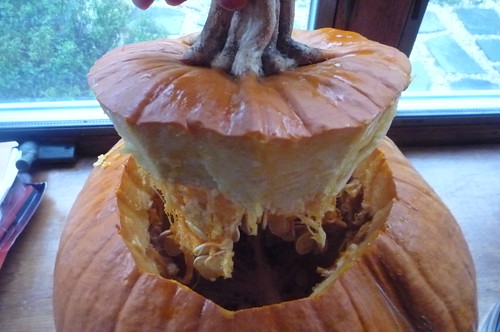 pumpkin carved lid