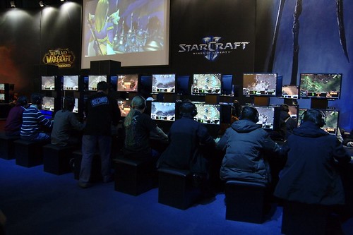 Blizzard stand with Starcraft II