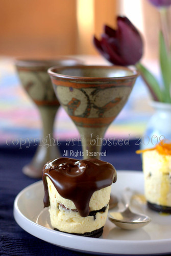 Oreo Orange Mini Cheesecake with Chocolate Ganache by Arfi Binsted 2009