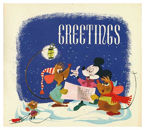 008-Tarjeta de Navidad Disney 1950-ASIFA Hollywood