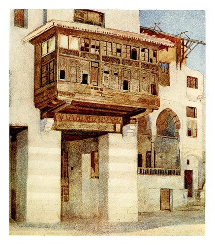 021-Una antigua casa cerca del bazar de los Diez Fabricantes en el Cairo-Cairo, Jerusalem, and Damascus..1907- Margoliouth D. S.