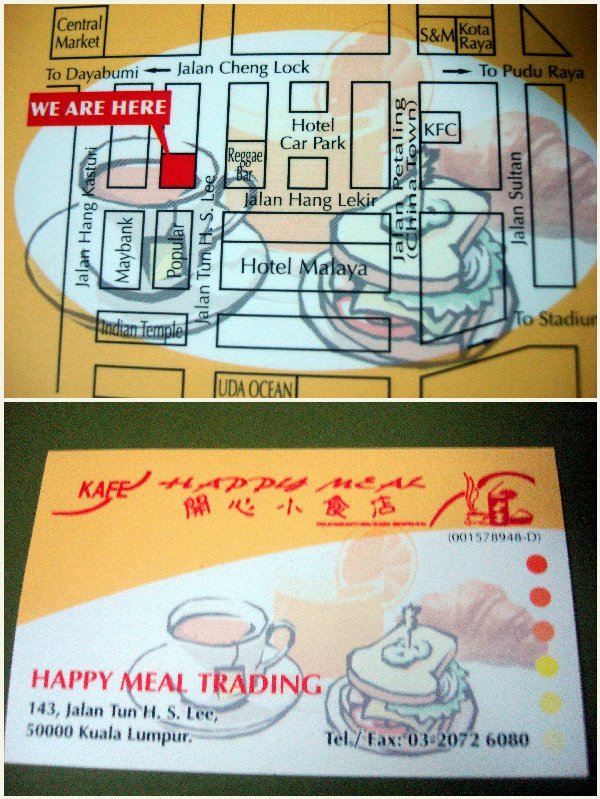 Happy Meal Kafe contact