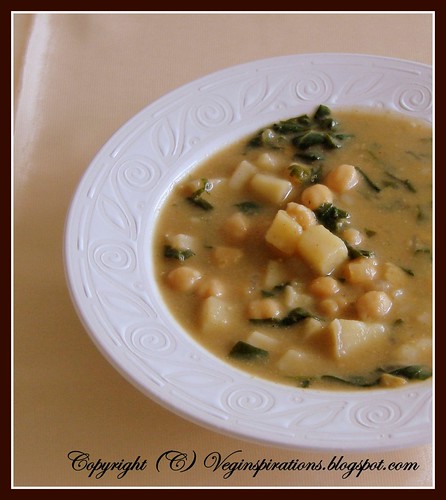 Spinach chickpea soup 4
